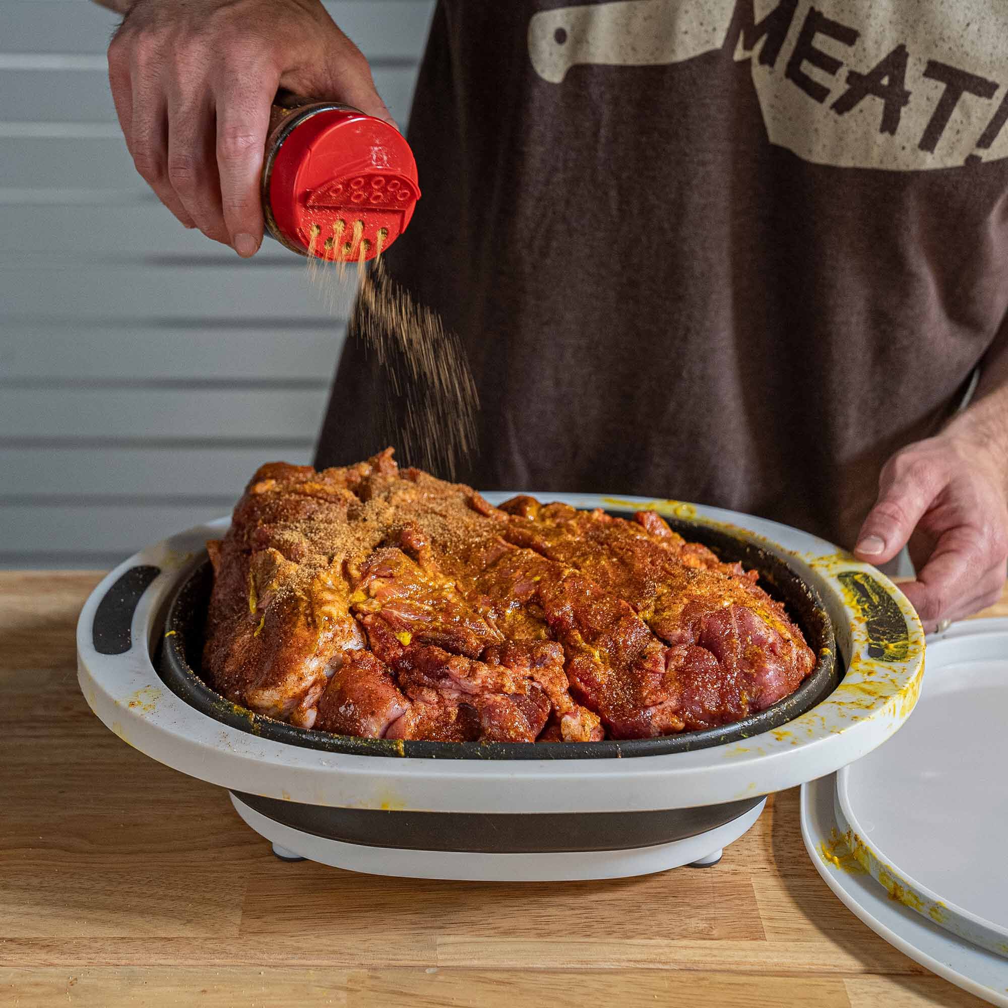 Collapsible Meat Prep Tub