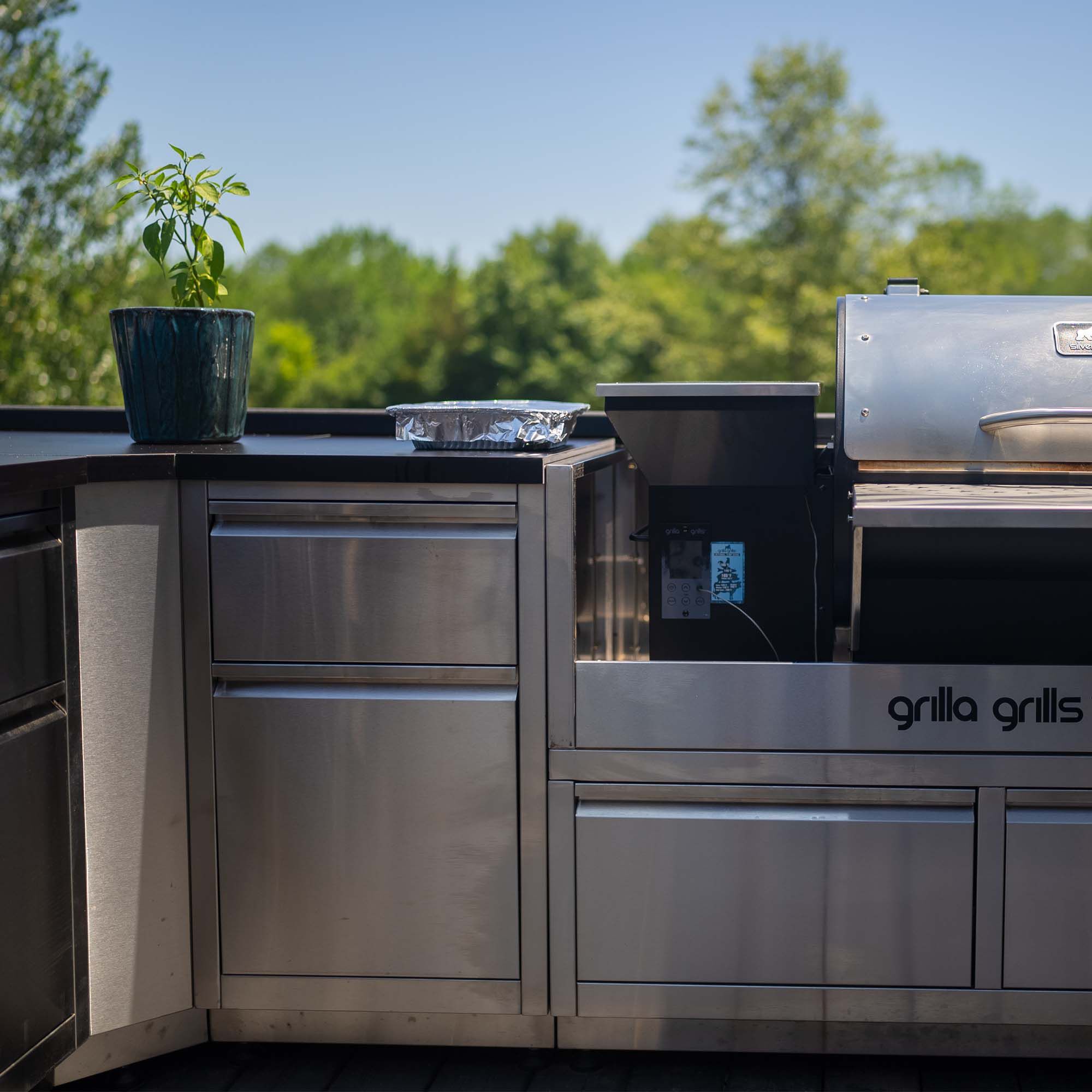 19.5" Outdoor Kitchen Cabinet
