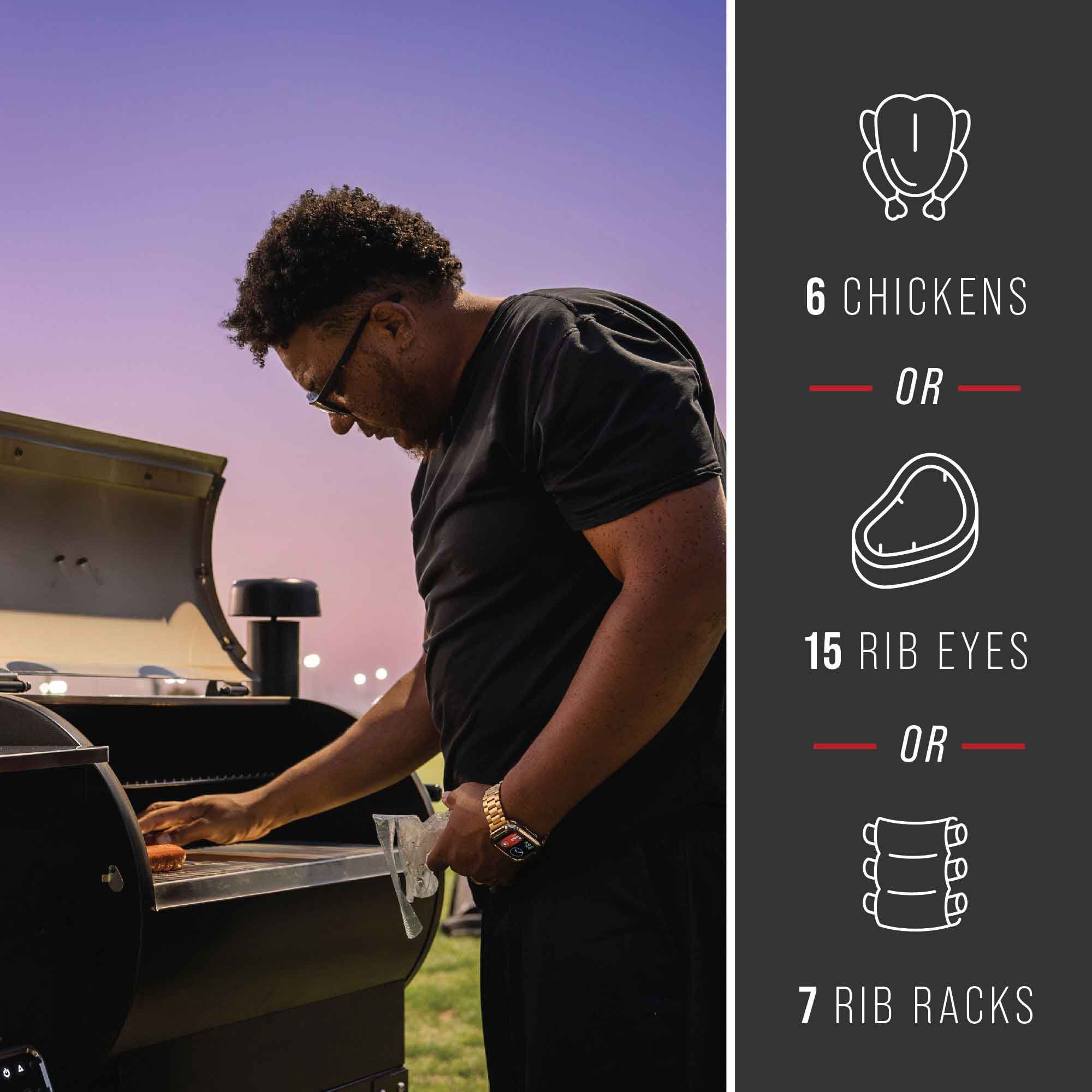 Silverbac® 2.0 Wood Pellet Grill with All-Terrain Cart