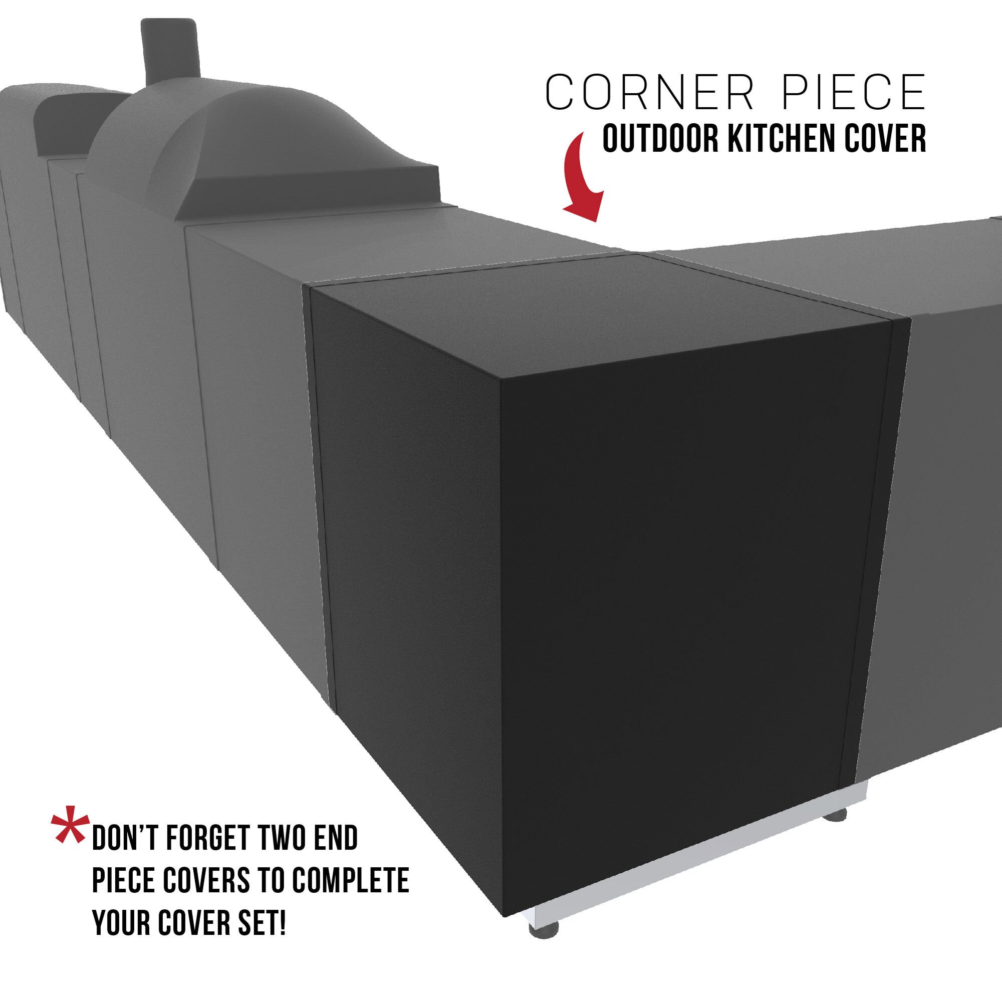 Corner Piece - Outdoor Kitchen Cover
