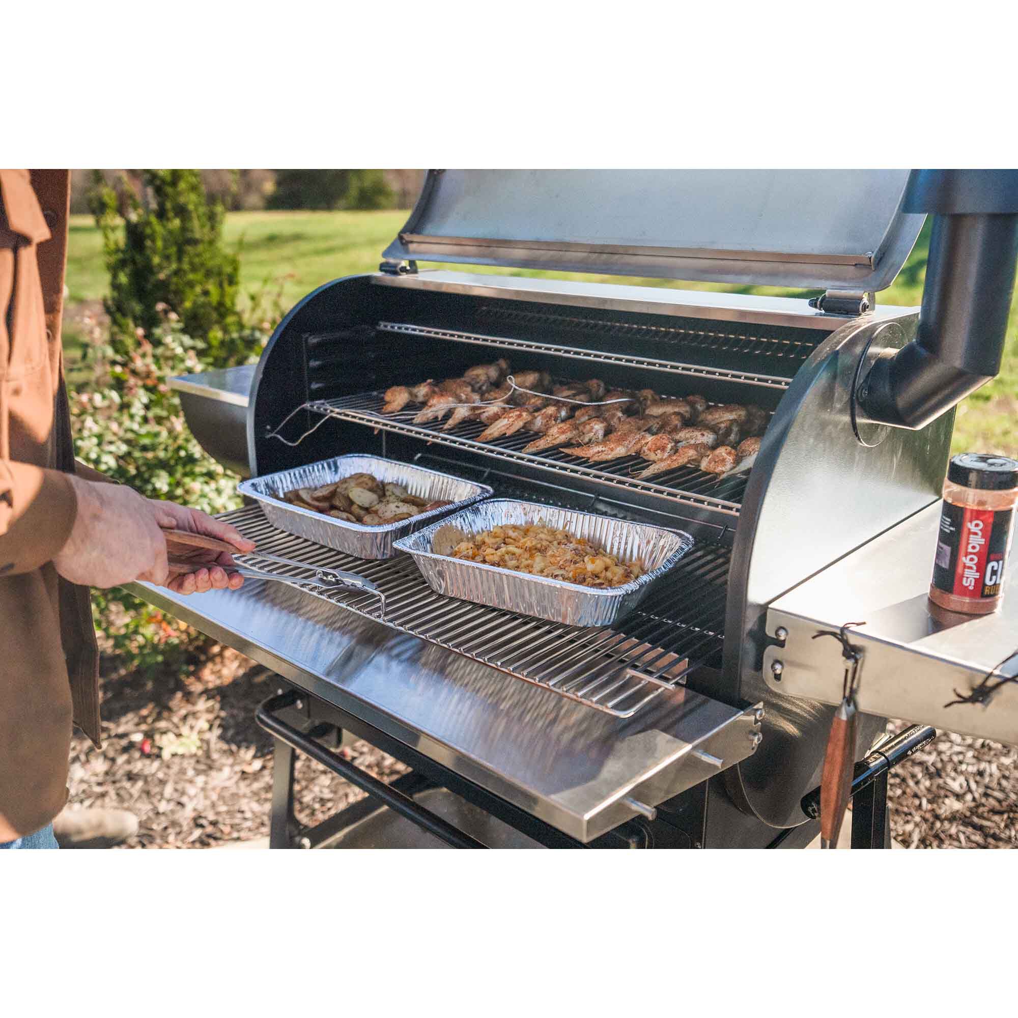 Silverbac® 2.0 XL Wood Pellet Grill with All-Terrain Cart