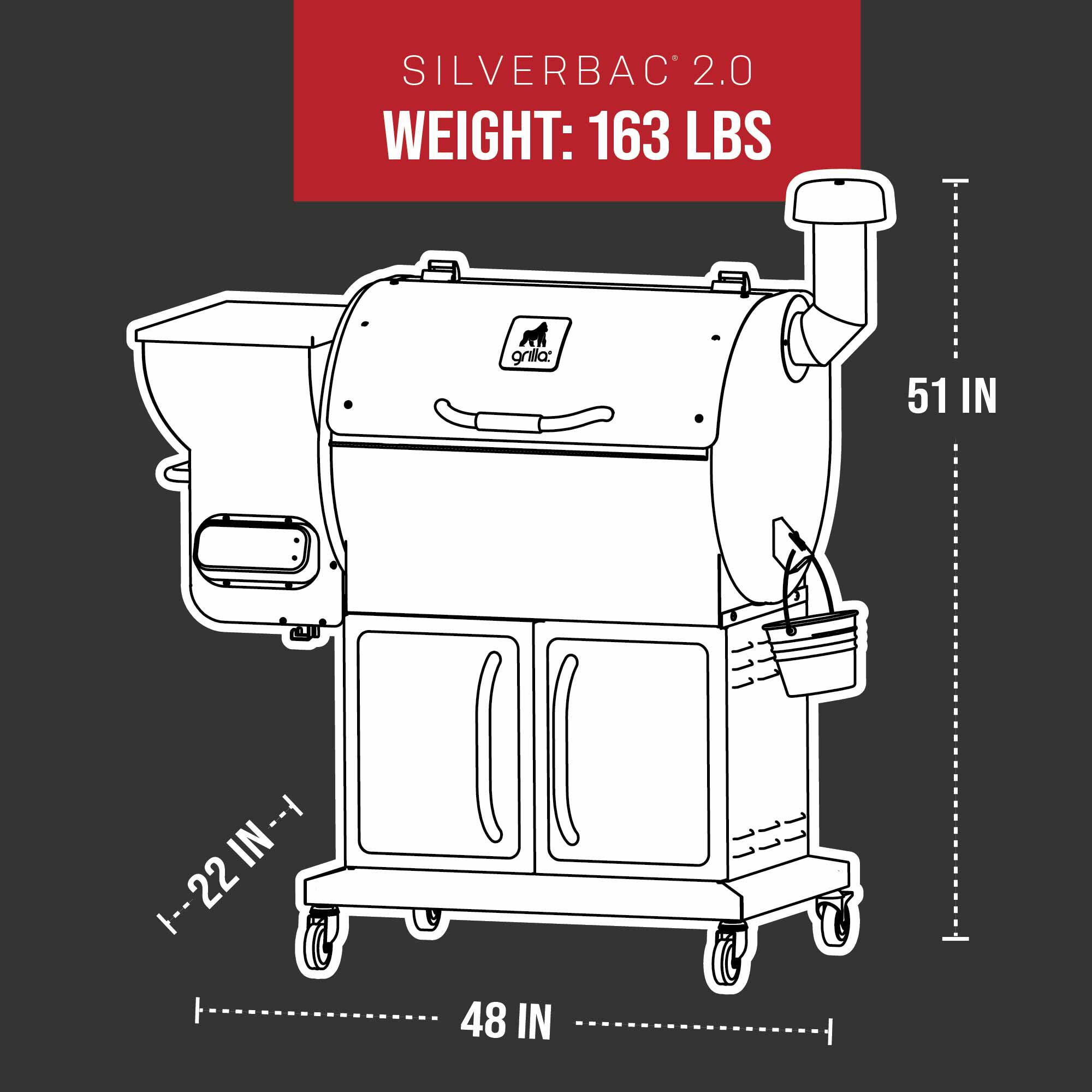 Silverbac® 2.0 Wood Pellet Grill