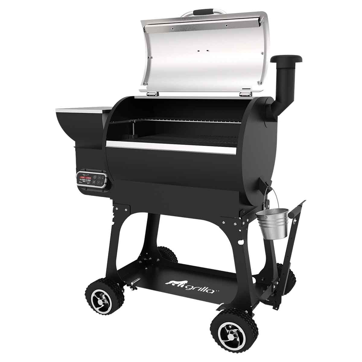 Silverbac® 2.0 Wood Pellet Grill with All-Terrain Cart