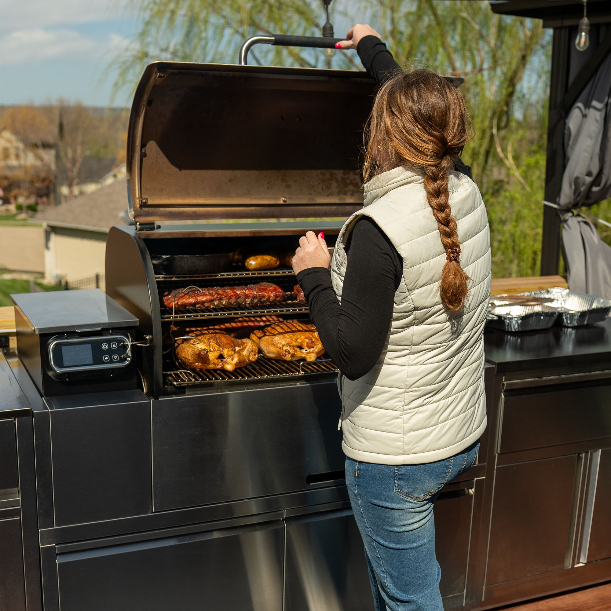 Silverbac® 2.0 XL Wood Pellet Grill Built-In