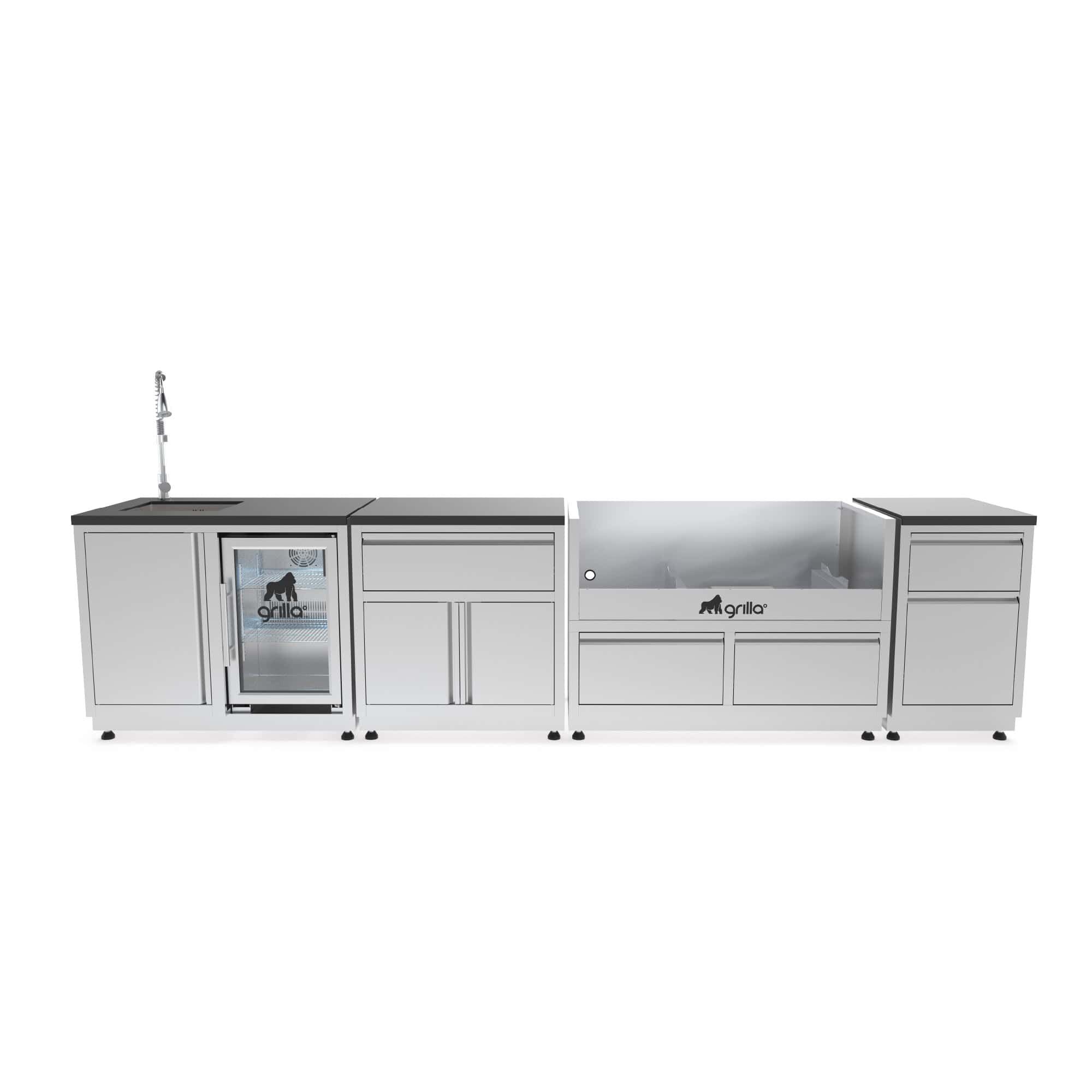 4-Piece Outdoor Kitchen for Kong/Silverbac