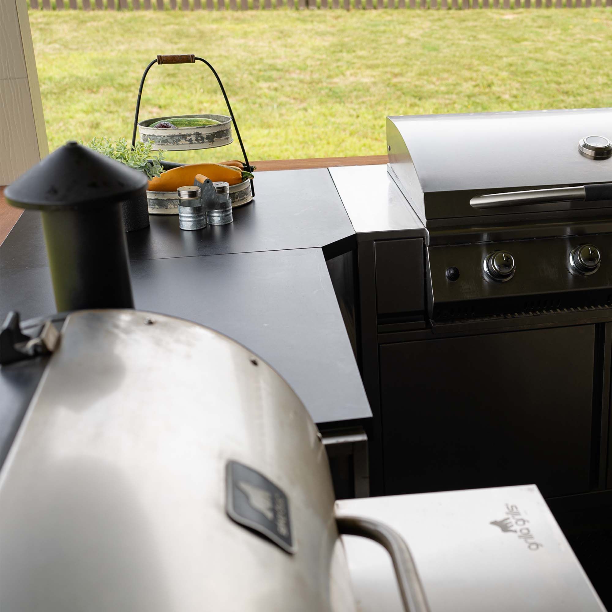 Outdoor Kitchen Corner Cabinet