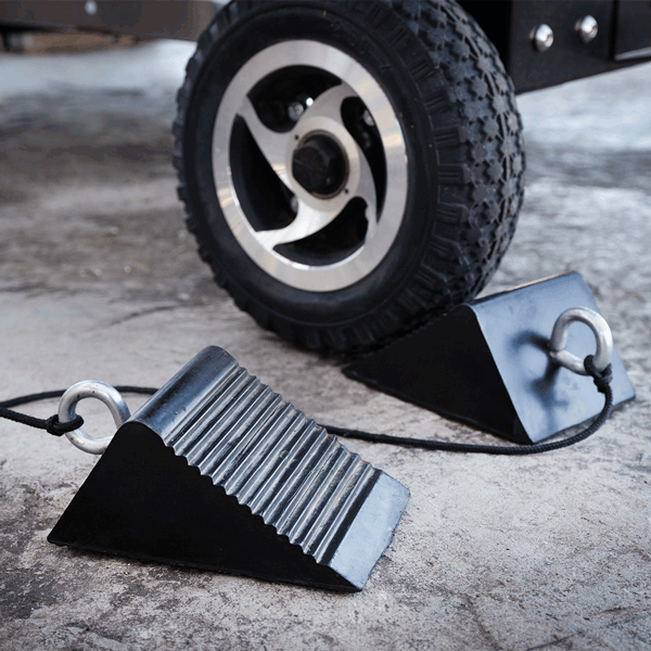 All-Terrain Wheel Chocks (Rubber Grill Stopper)
