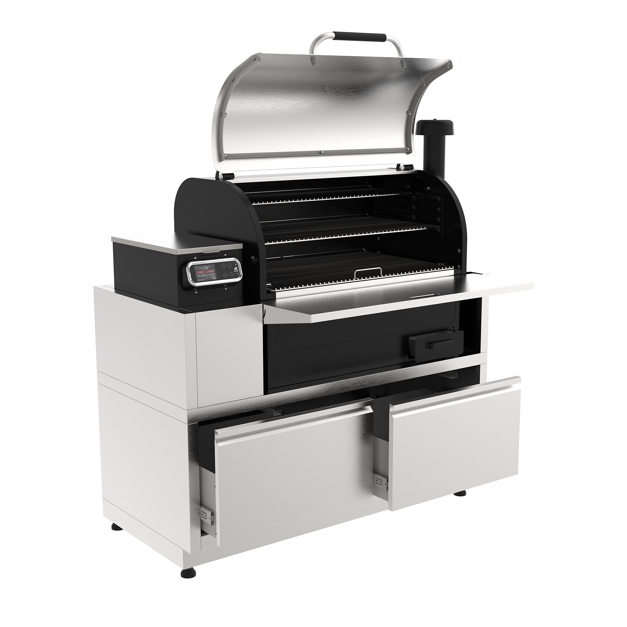 Silverbac® 2.0 XL Wood Pellet Grill Built-In