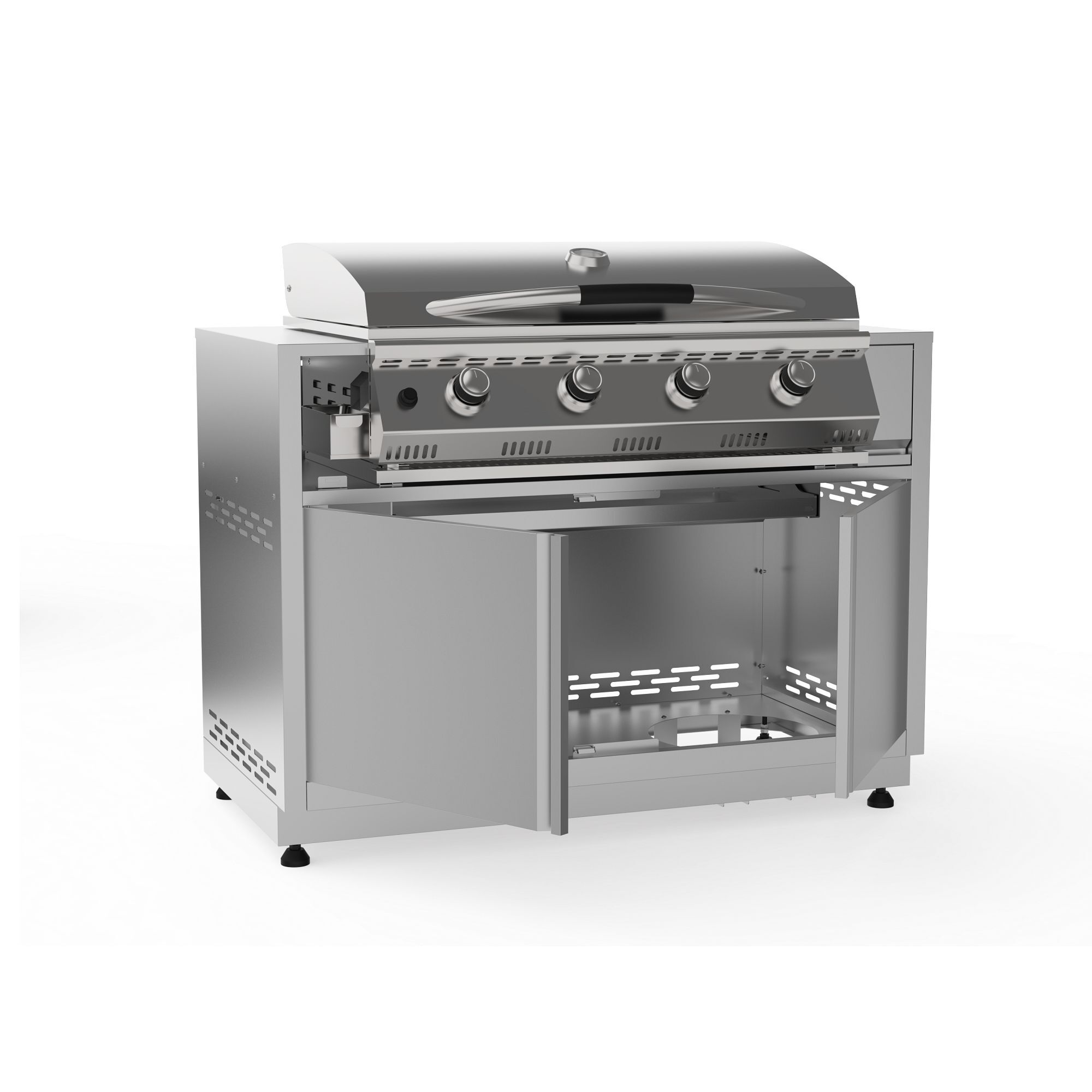 Primate Built-in Cabinet + Primate Gas Grill/Griddle Top