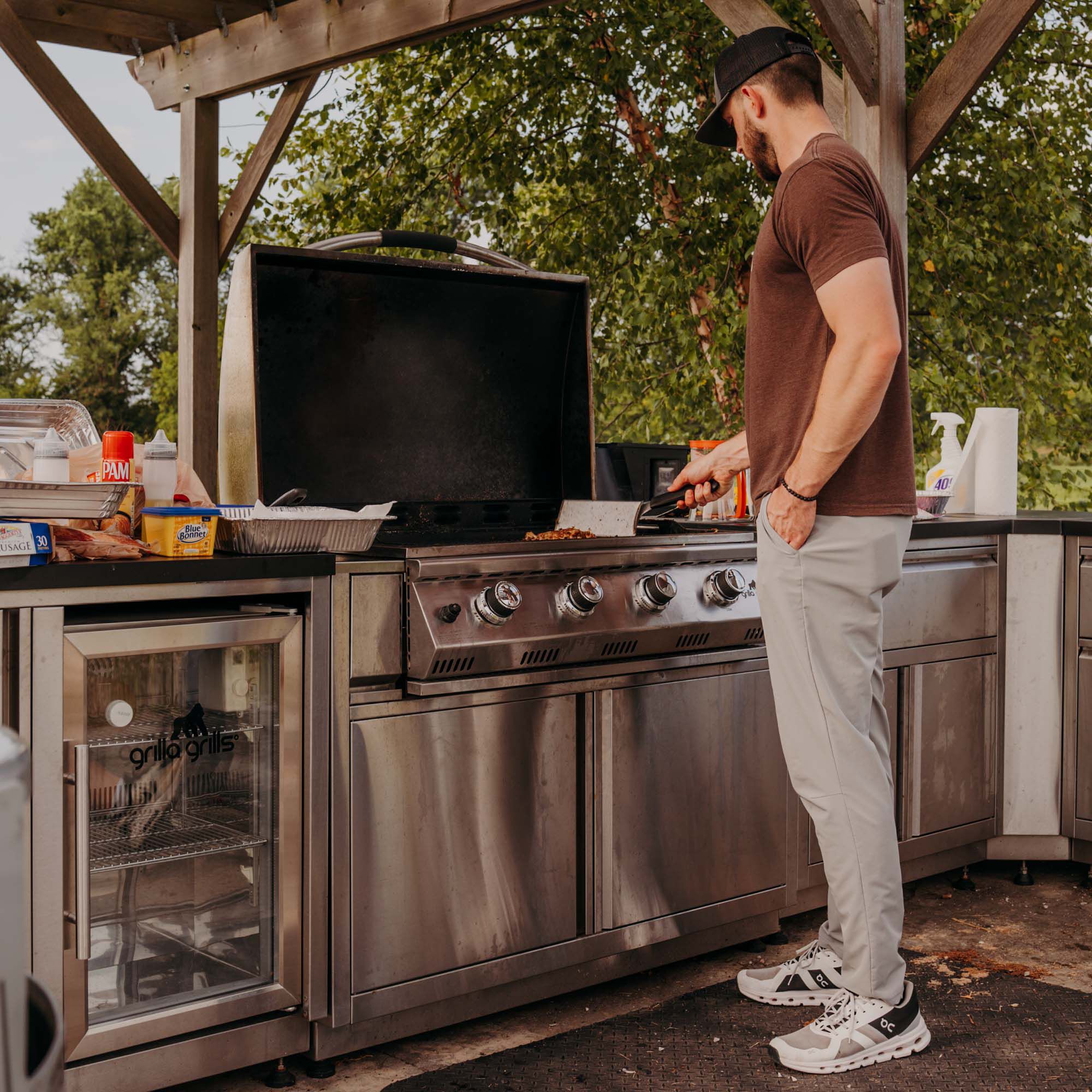 Outdoor Kitchen Corner Cabinet