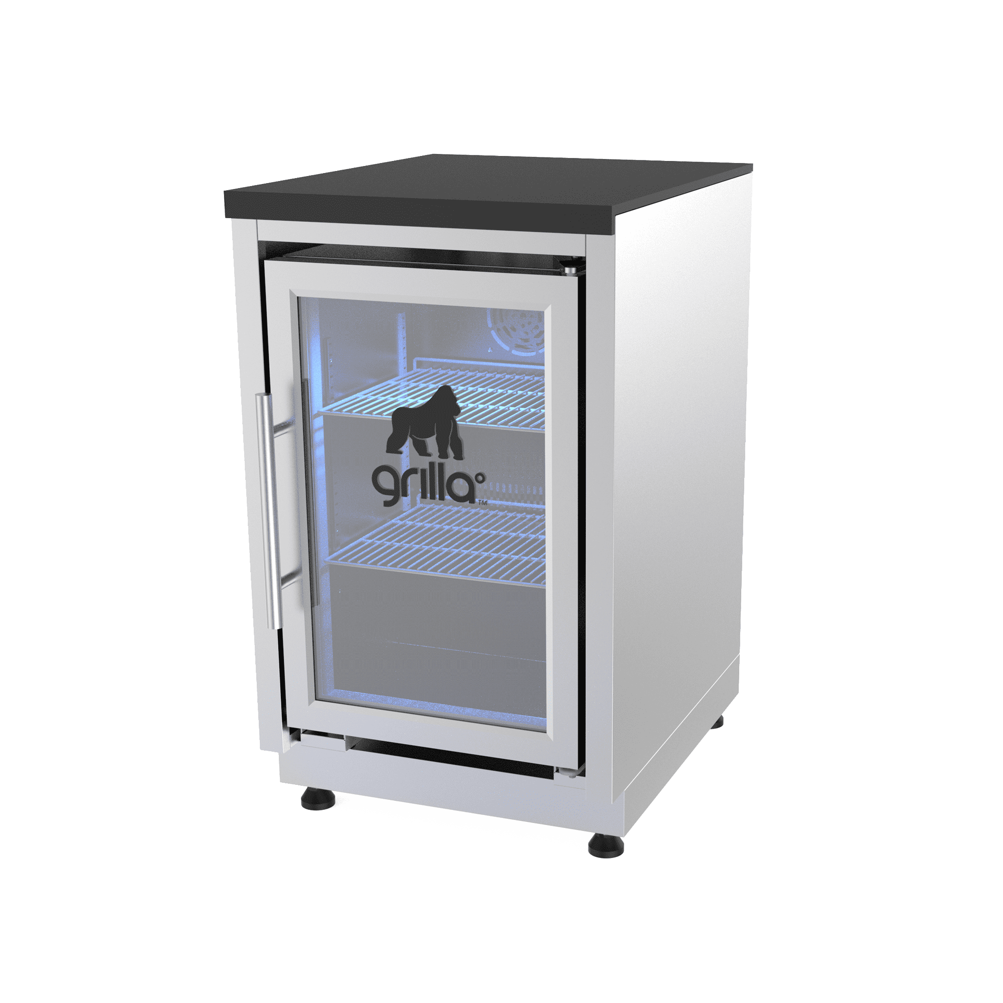 Outdoor Kitchen Fridge Cabinet