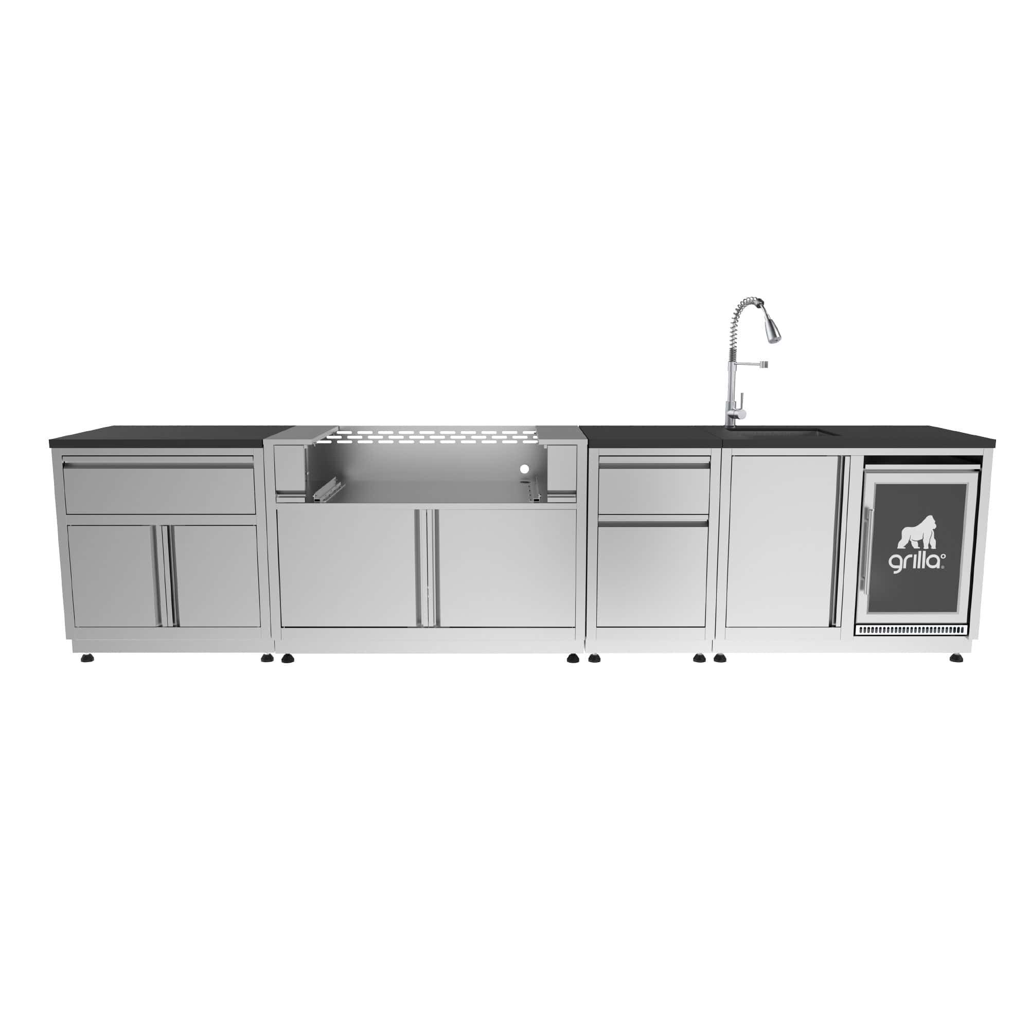 4-Piece Outdoor Kitchen for Primate