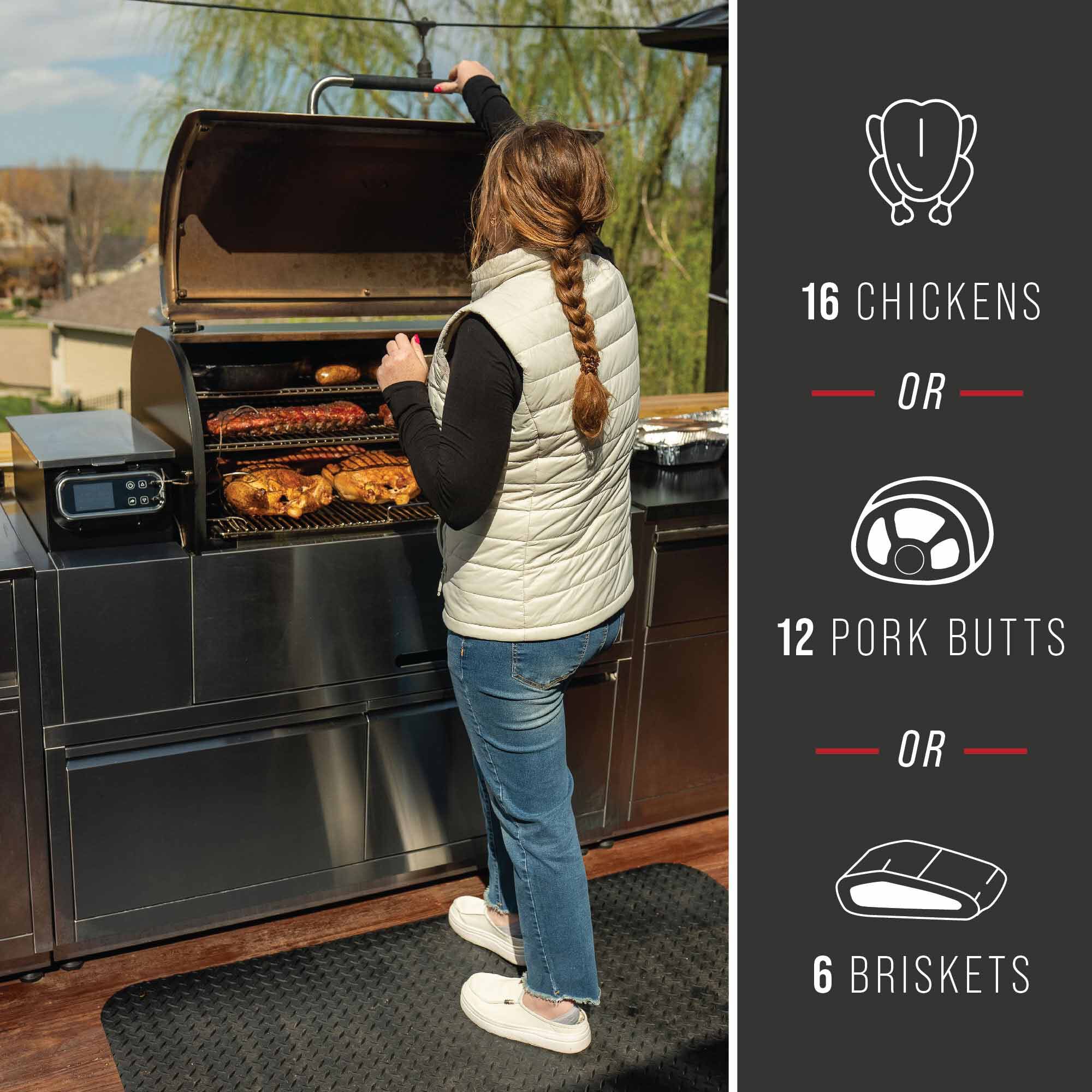 Silverbac® 2.0 XL Wood Pellet Grill Built-In