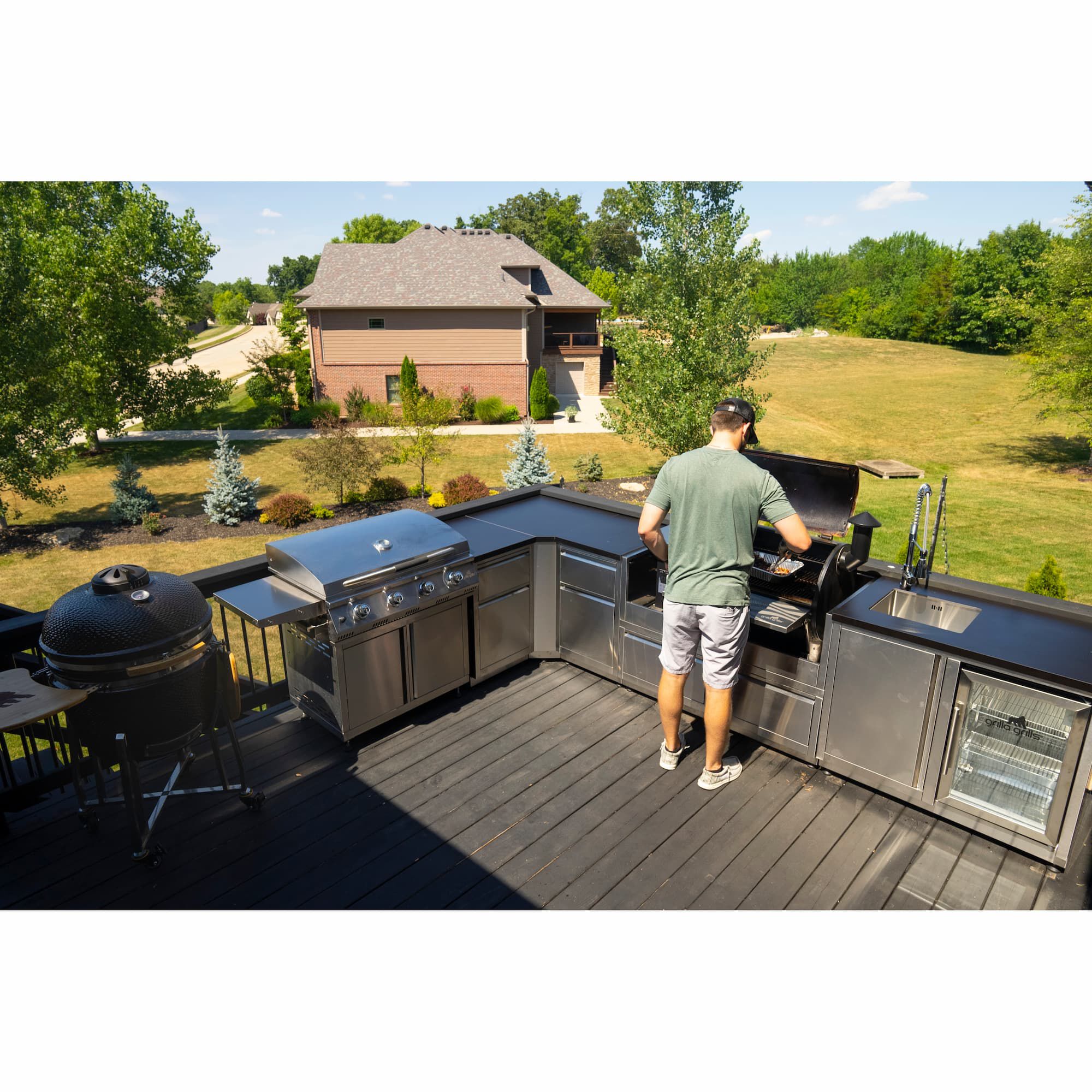 Corner Piece for Outdoor Kitchen